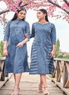 Wanna Denims Latest Designer Fancy Wear Denim kurti Collection